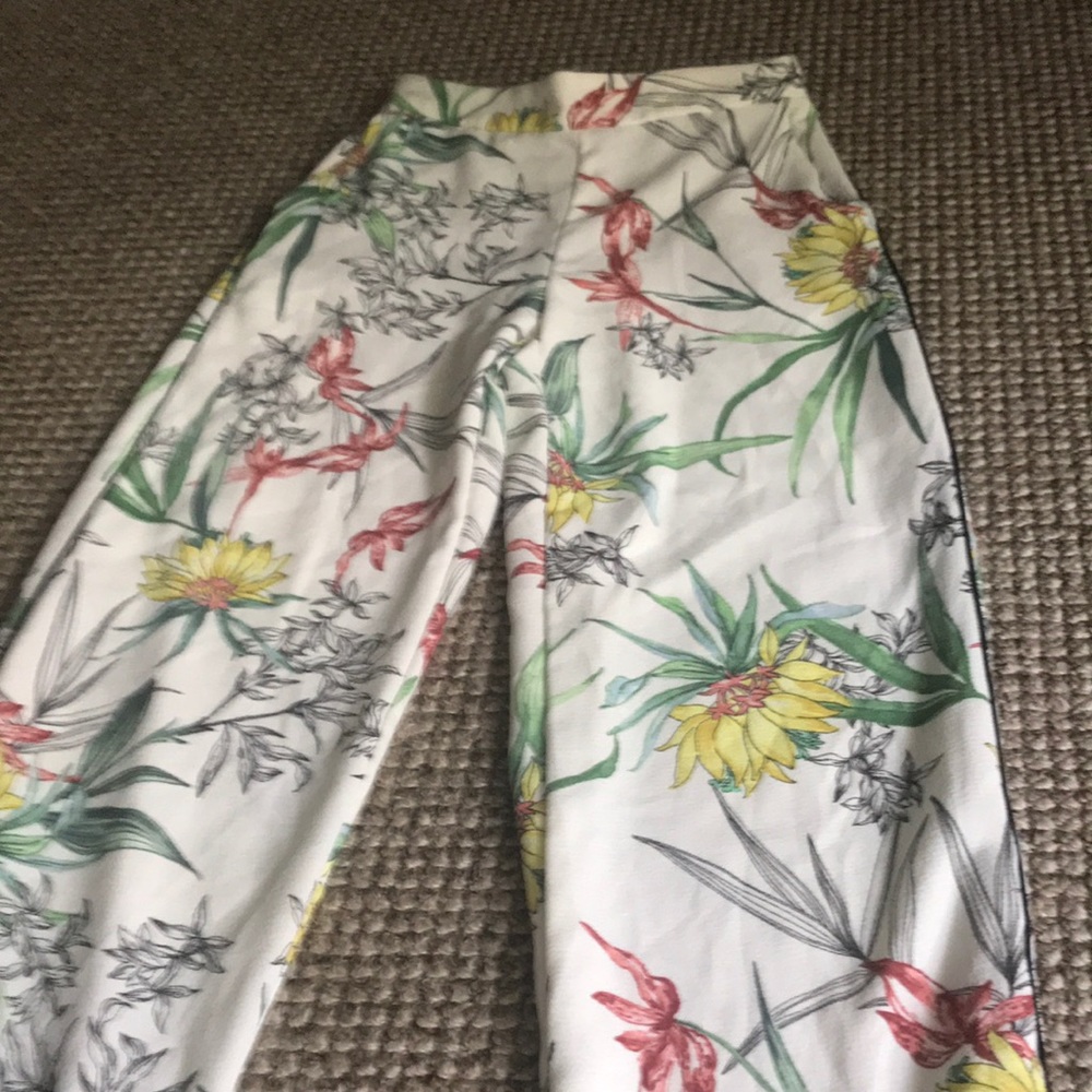 Zara Floral Dress Pants